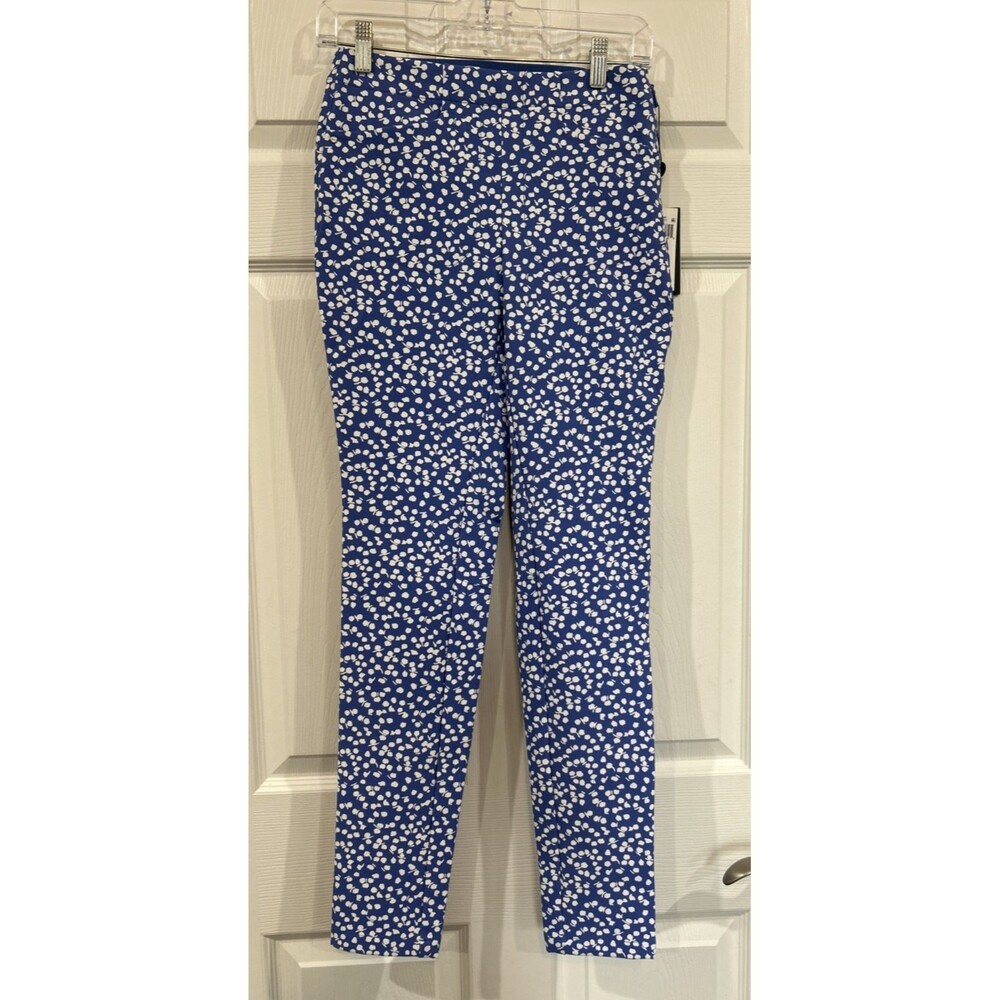 Ralph Lauren RLX Golf Women's 0 Stretch Wicking Casual Pants Blue Slim